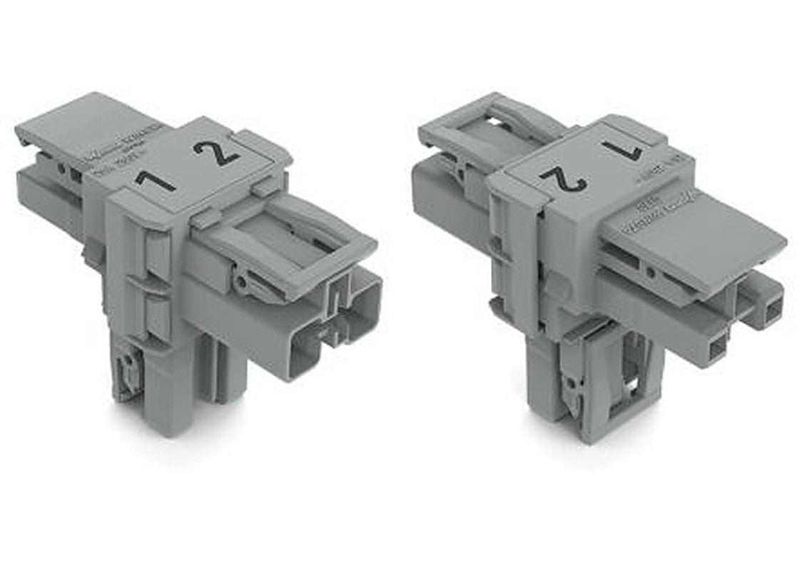 WAGO 770 Series Cable Distribution Connector Cage Clamp, 2-Pole, 25A, 2-Way, IP20