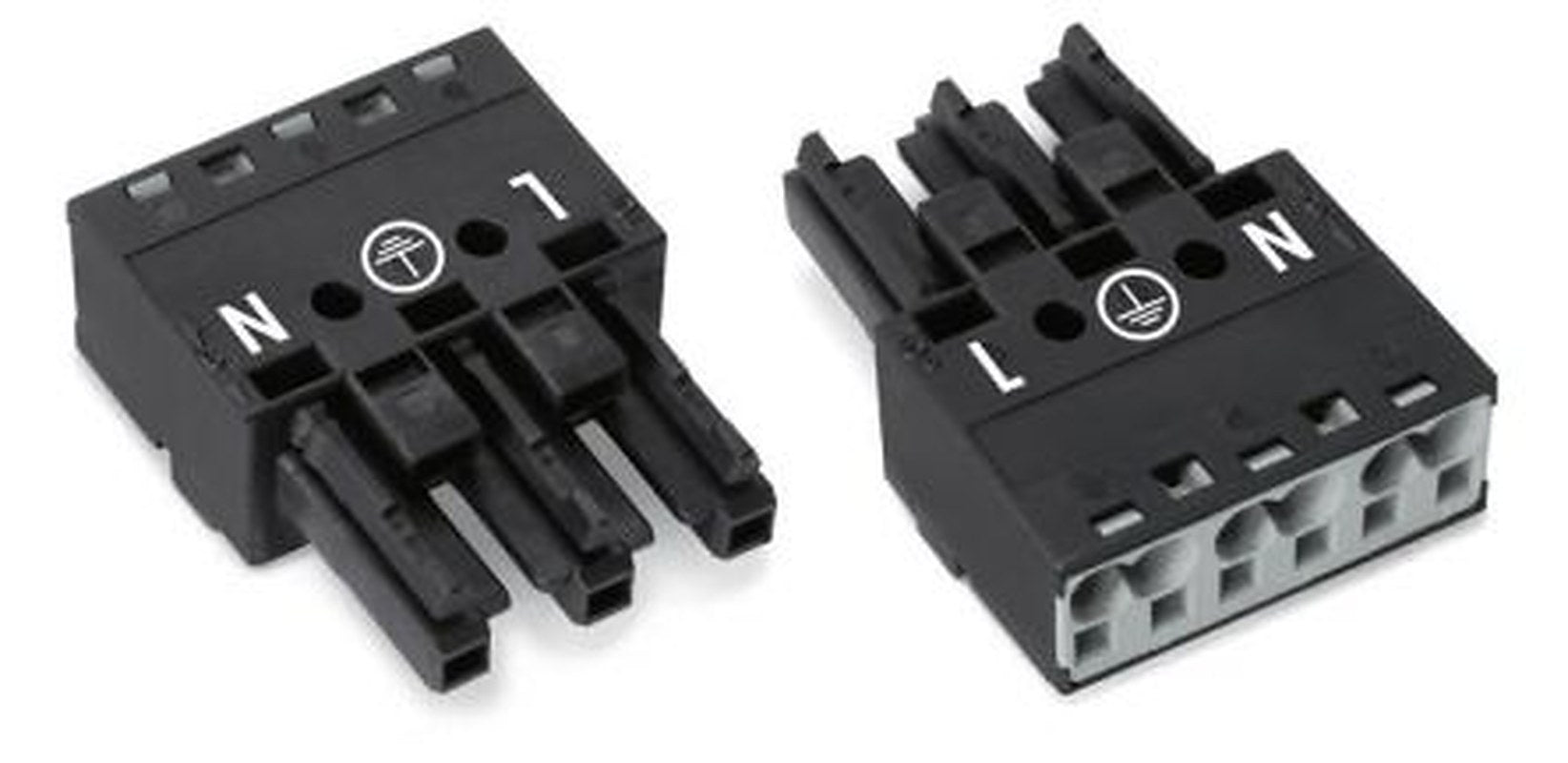 WAGO 770 Series Cable Lighting Connector Female Push-in, 3-Pole, 25A, 3-Way, IP20