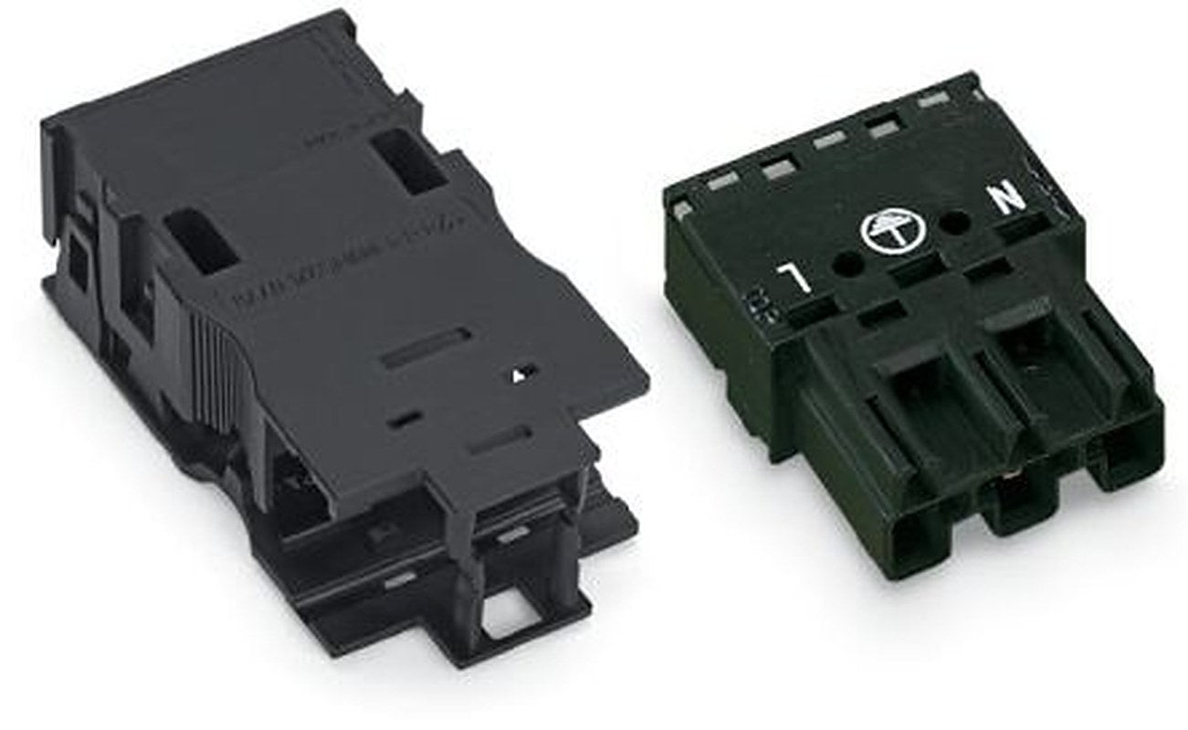 WAGO 770 Series Cable Plug Male Cage Clamp, 3-Pole, 25A, 2-Way, IP20