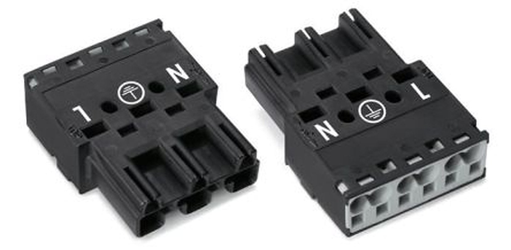 WAGO 770 Series Cable Lighting Connector Male Cage Clamp, 3-Pole, 25A, 3-Way, IP20