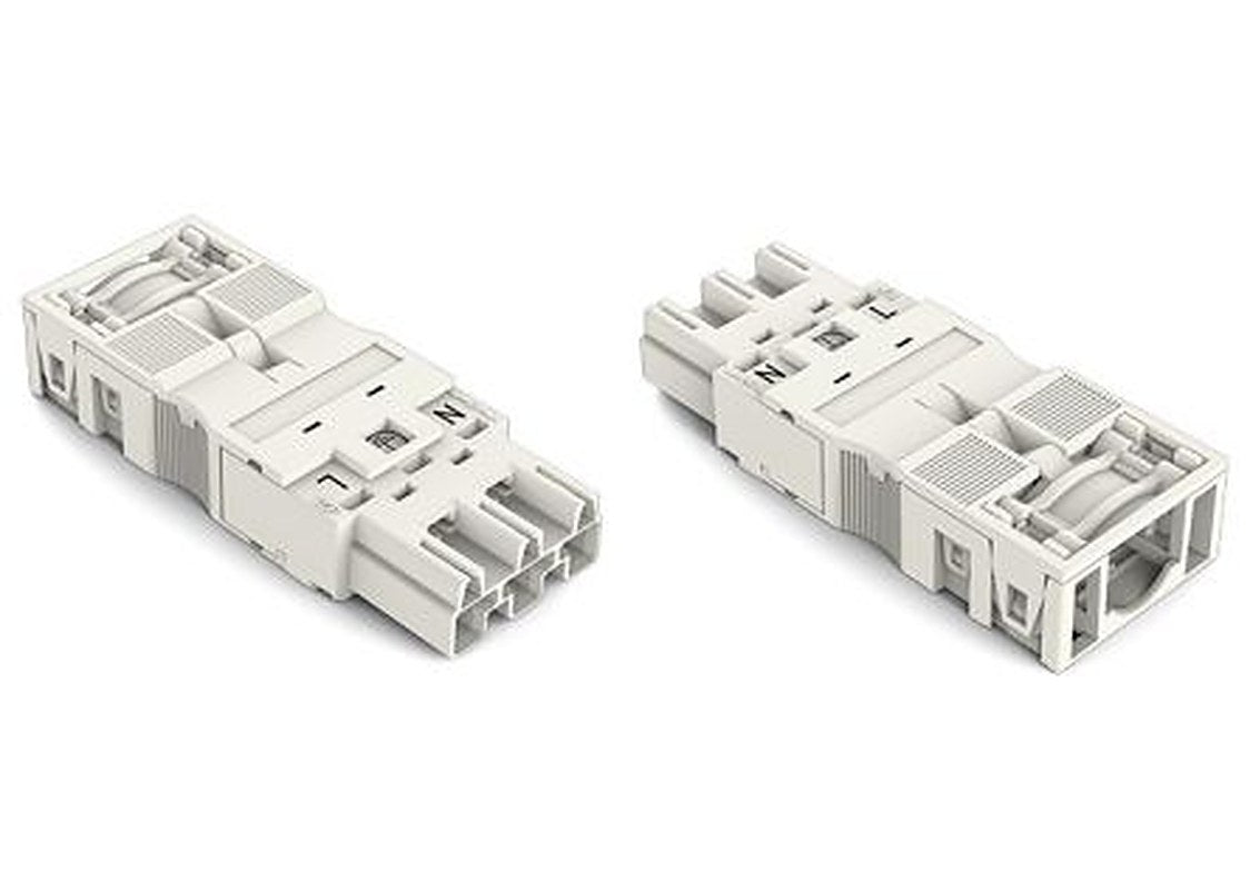 WAGO 770 Series Connector Male Cage Clamp, 3-Pole, 25A, 3-Way, IP20