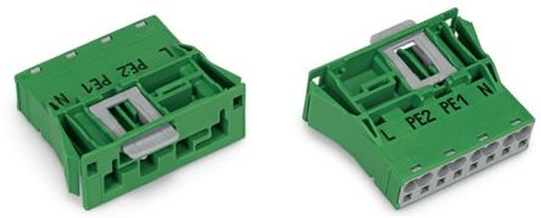 WAGO 770 Series Snap-in Plug Male Cage Clamp, 4-Pole, 32A, 2-Way, IP20