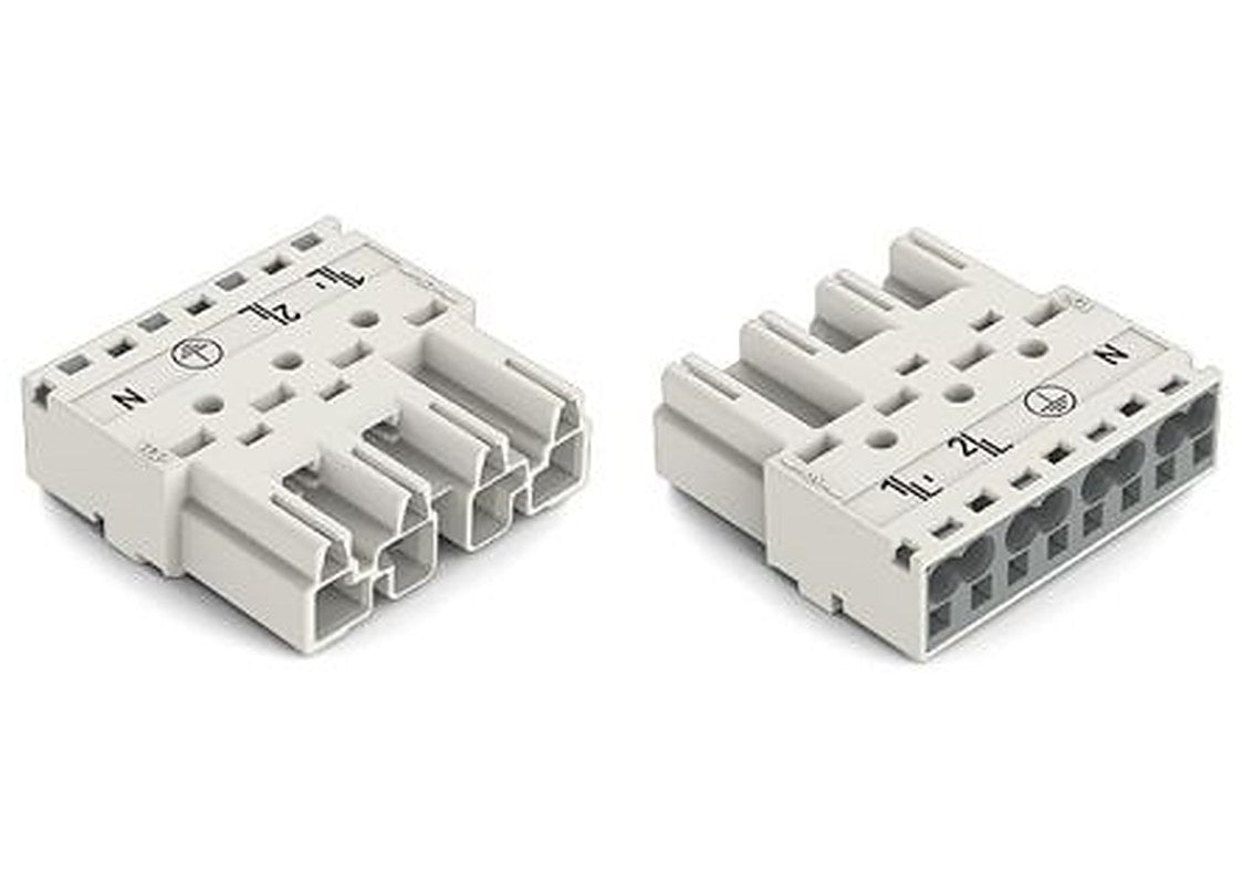 WAGO 770 Series Cable Plug Male Cage Clamp, 4-Pole, 25A, 4-Way, IP20