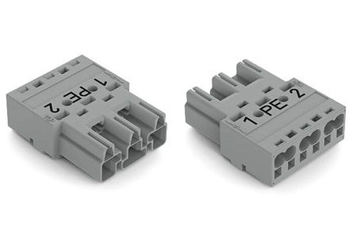 WAGO 770 Series Cable Plug Male Cage Clamp, 3-Pole, 25A, 3-Way, IP20