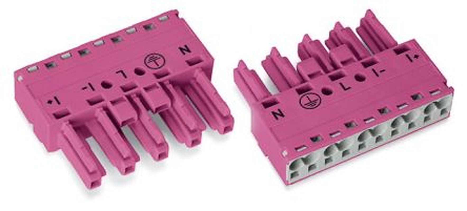 WAGO 770 Series Cable Socket Female Cage Clamp, 5-Pole, 25A, 5-Way, IP20