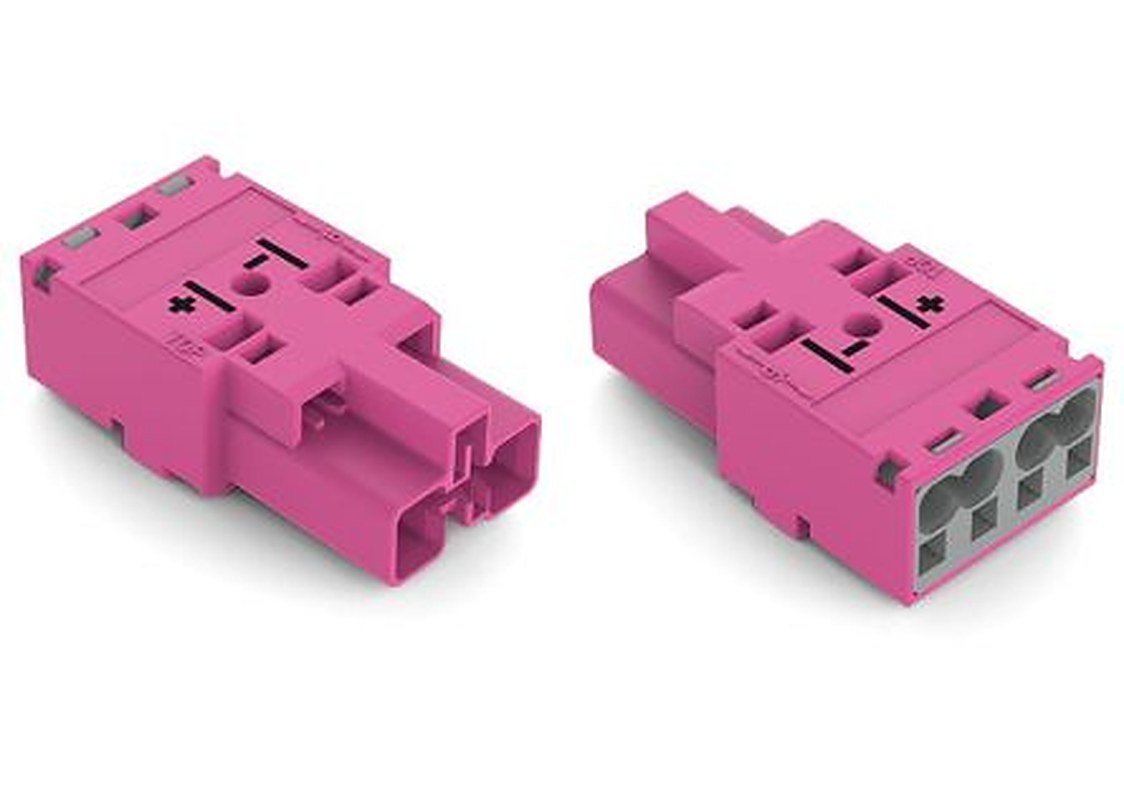 WAGO 770 Series Cable Plug Male Cage Clamp, 2-Pole, 25A, 2-Way, IP20
