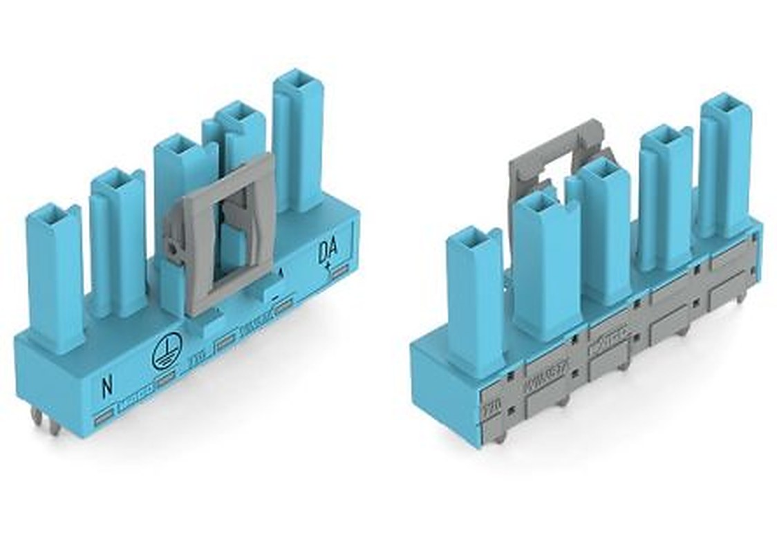 WAGO 770 Series Straight PCB PCB Socket, 5-Contact, 1 Row, 10 mm Pitch Cage Clamp