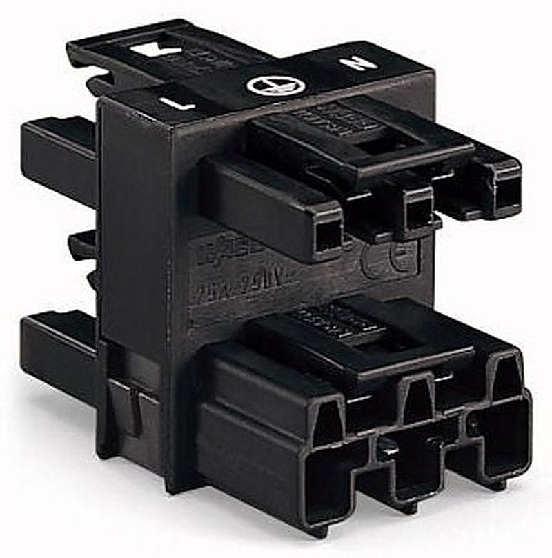 WAGO 770 Series Cable Distribution Block Cage Clamp, 3-Pole, 25A, 3-Way, IP20