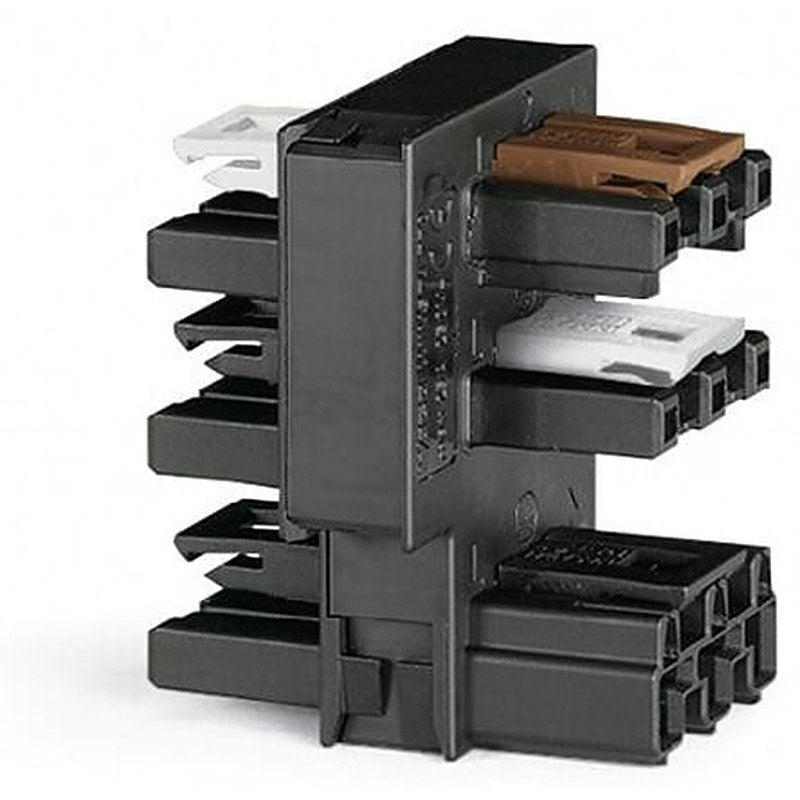 WAGO 770 Series Cable Distribution Connector Cage Clamp, 3-Pole, 25A, 3-Way, IP20