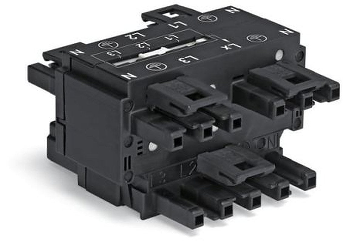 WAGO 770 Series Cable Distribution Connector Cage Clamp, 3-Pole, 5-Way, IP20