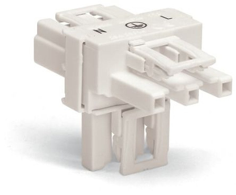 WAGO 770 Series Cable Distribution Connector Cage Clamp, 3-Pole, 25A, 3-Way, IP20