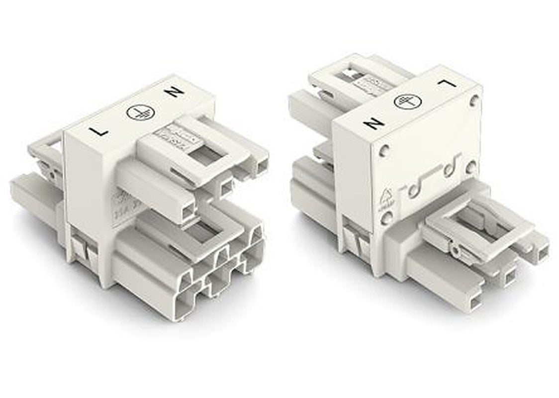 WAGO 770 Series Cable Distribution Connector Cage Clamp, 3-Pole, 5-Way, IP20