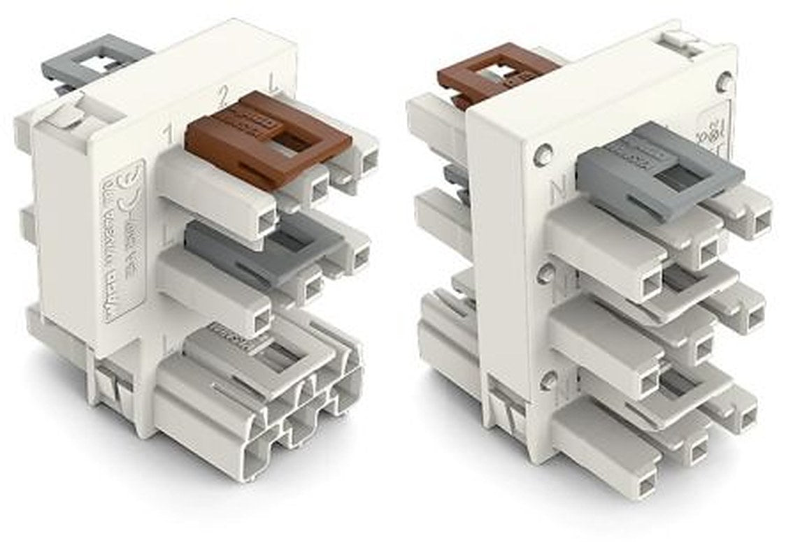 WAGO 770 Series Cable Distribution Connector Cage Clamp, 3-Pole, 3-Way, IP20