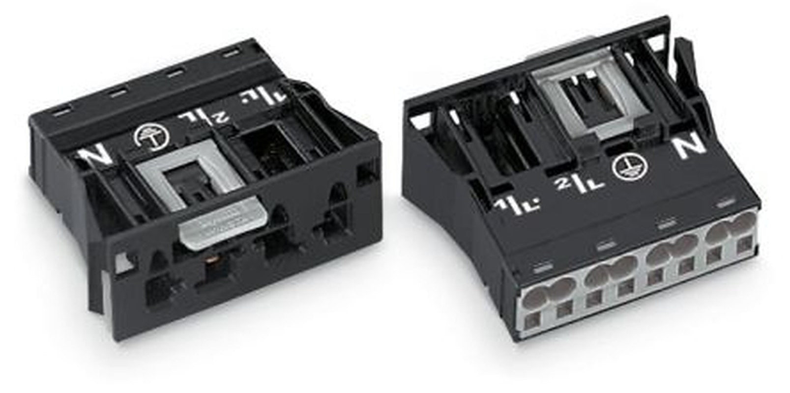 WAGO 770 Series Snap-in Plug Male Cage Clamp, 4-Pole, 25A, 4-Way, IP20