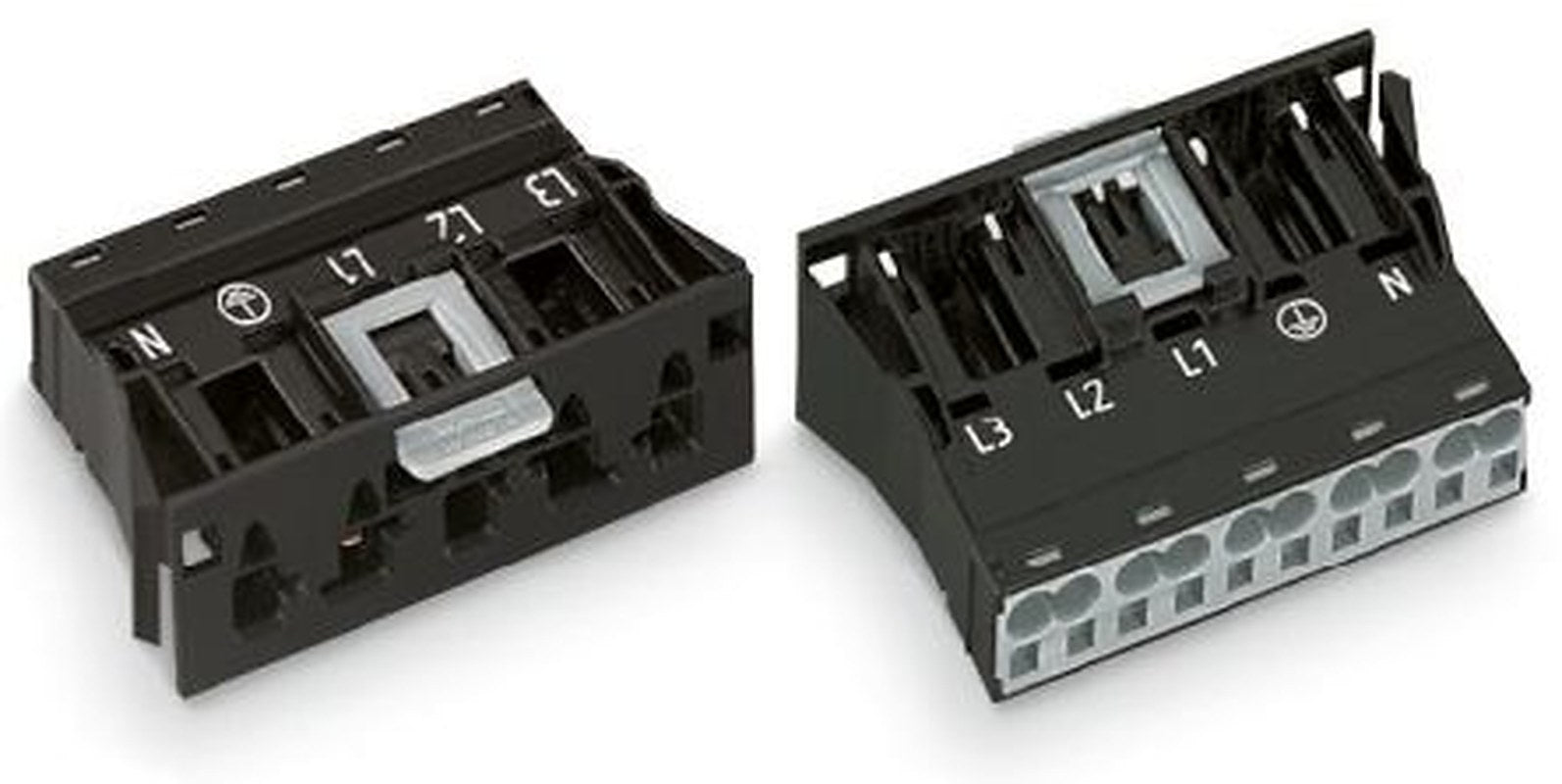 WAGO 770 Series Snap-in Plug Male Cage Clamp, 5-Pole, 5-Way, IP20