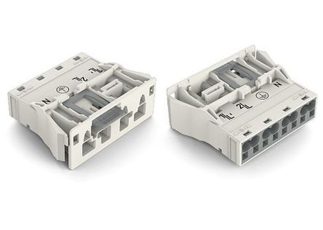 WAGO 770 Series Snap-in Plug Male Cage Clamp, 4-Pole, 4-Way, IP20