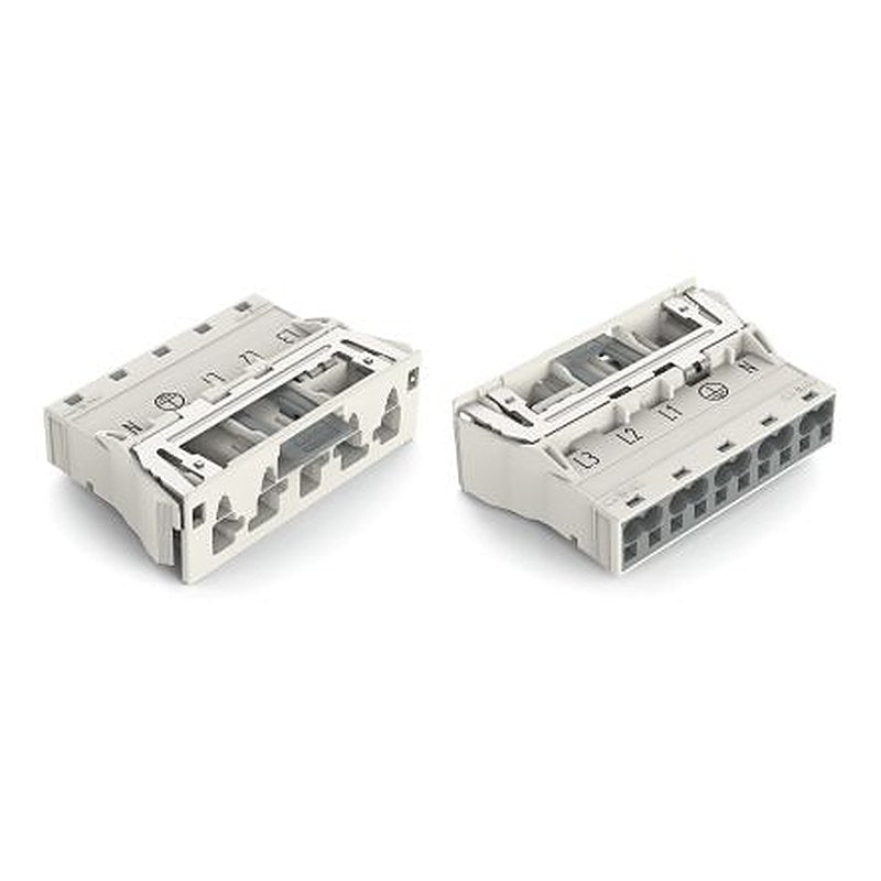 WAGO 770 Series Snap-in Connector Male Cage Clamp, 5-Pole, 25A, 5-Way, IP20