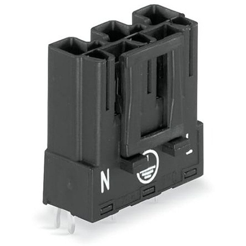 WAGO 770 Series Straight PCB PCB Header, 3 Contact(s), 10 mm Pitch, 1 Row, Shrouded