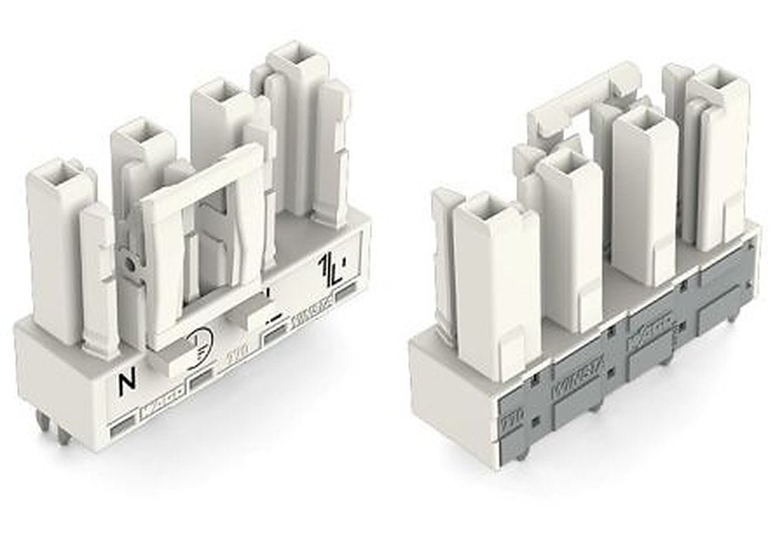 WAGO 770 Series Straight PCB PCB Socket, 4-Contact, 1 Row, 10 mm Pitch Cage Clamp