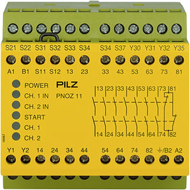 Pilz 774080 - PNOZ 11 24VAC 24VDC 7n/o 1n/c