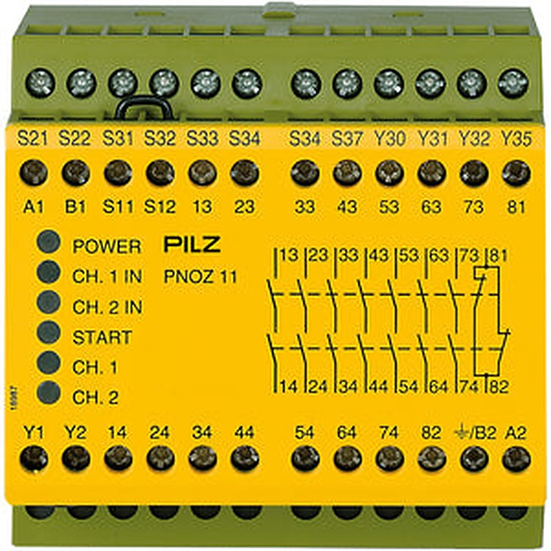Pilz 774081 - PNOZ 11 42VAC 24VDC 7n/o 1n/c