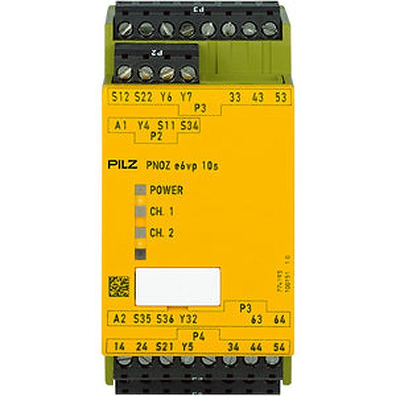 Pilz 774193 - PNOZ e6vp 24VDC 4n/o 1so 1so t