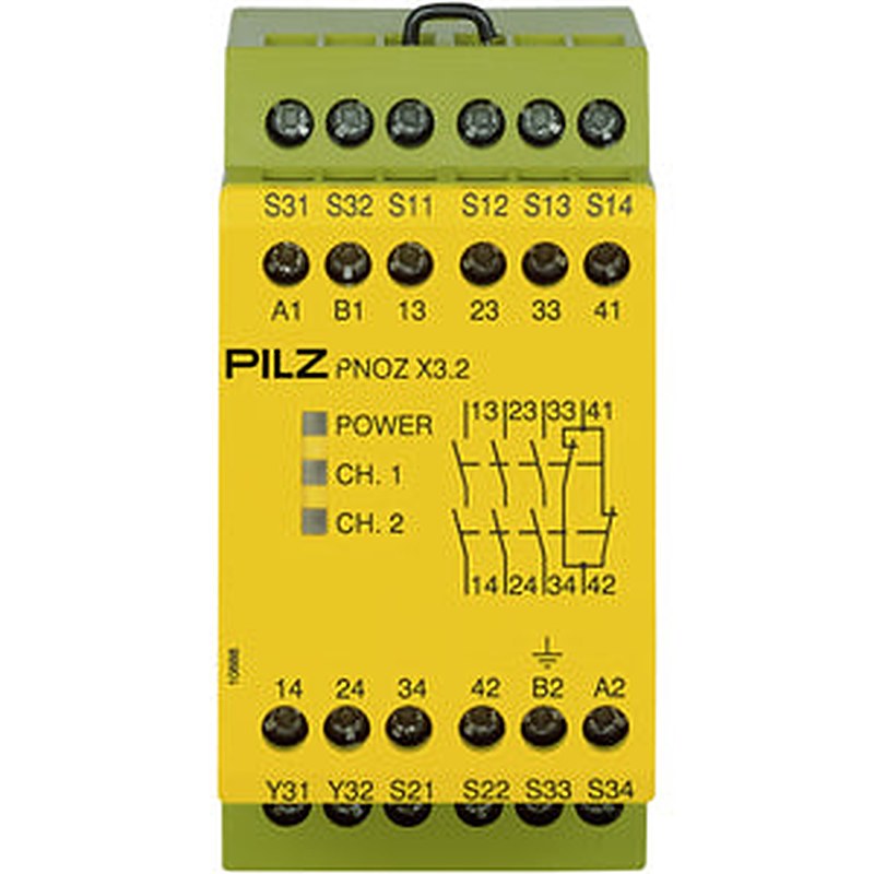 Pilz 774309 - PNOZ X3.2 230VAC 24VDC 3n/o 1n/c 1so