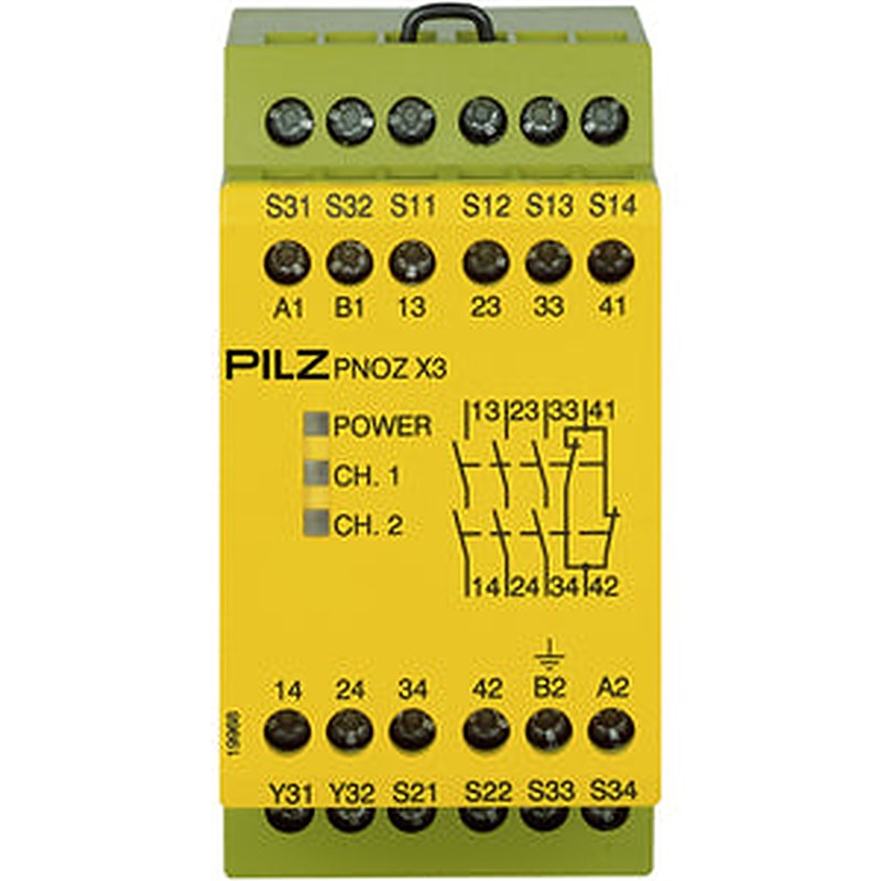 Pilz 774314 - PNOZ X3 110VAC 24VDC 3n/o 1n/c 1so