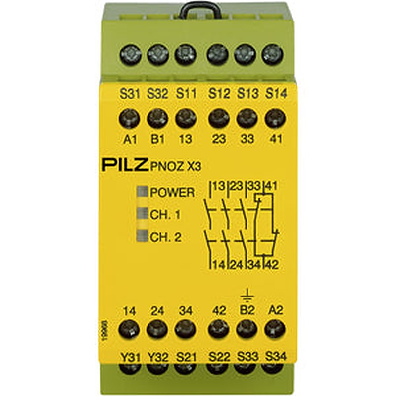 Pilz 774318 - PNOZ X3 230VAC 24VDC 3n/o 1n/c 1so