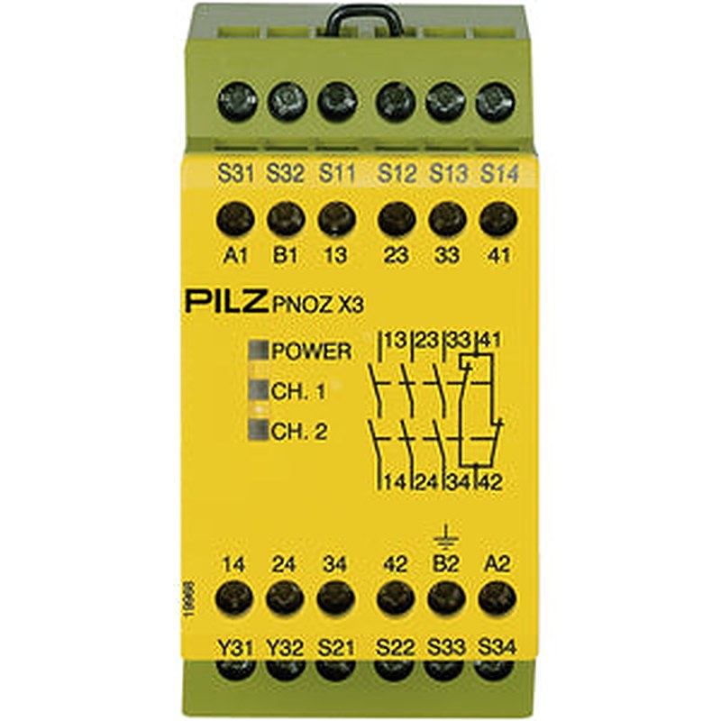 Pilz 774319 - PNOZ X3 240VAC 24VDC 3n/o 1n/c 1so