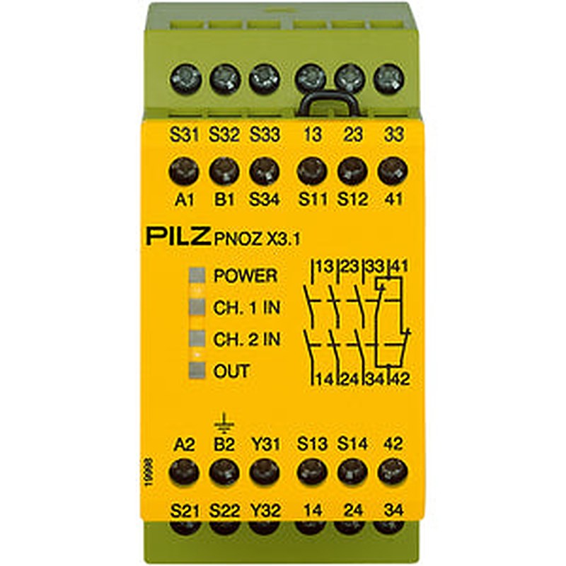 Pilz 774322 - PNOZ X3.1 240VAC 24VDC 3n/o 1n/c 1so