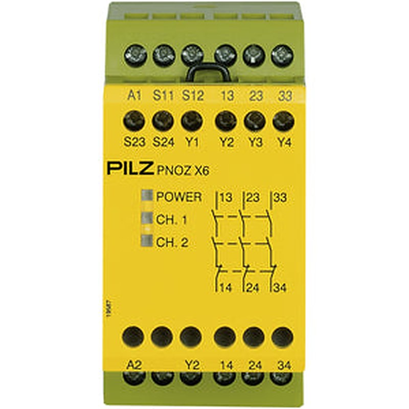 Pilz 774729 - PNOZ X6 24VAC 24VDC 3n/o