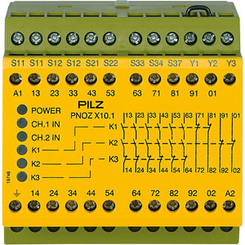 Pilz 774746 - PNOZ X10.1 230-240VAC 6n/o 4n/c 6LED
