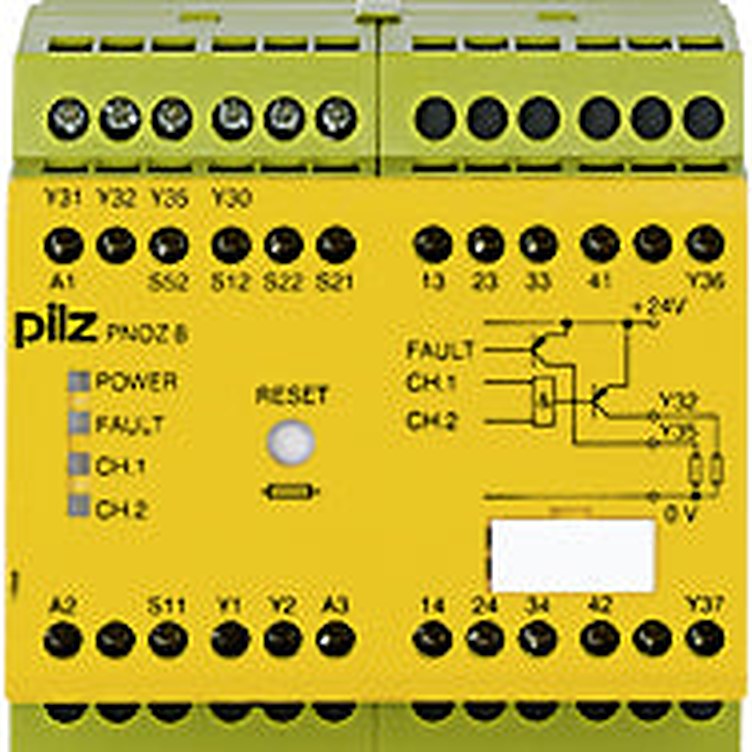Pilz 774760 - PNOZ 8 24VDC 3n/o 1n/c 2so