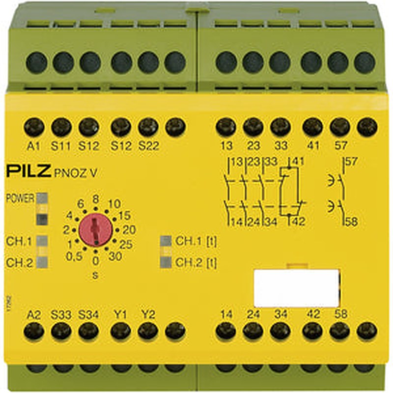 Pilz 774790 - PNOZ V 30s 24VDC 3n/o 1n/c 1n/o t