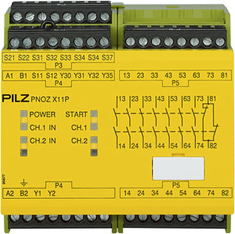 Pilz 777080 - PNOZ X11P 24VAC 24VDC 7n/o 1n/c 2so