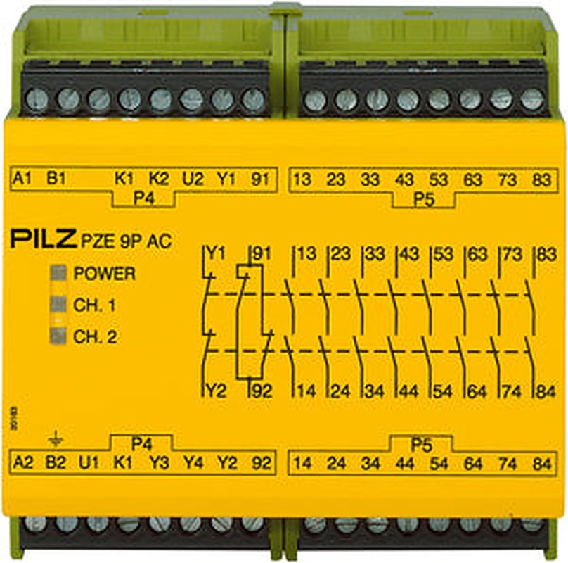 Pilz 777148 - PZE 9P 24VACDC 24-240VACDC 8n/o 1n/c