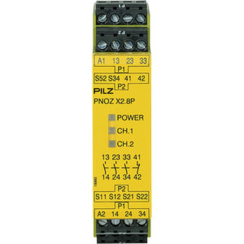 Pilz 777302 - PNOZ X2.8P 24-240VAC/DC 3n/o 1n/c