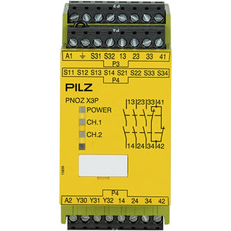Pilz 777313 - PNOZ X3P 24-240VACDC 3n/o 1n/c 1so