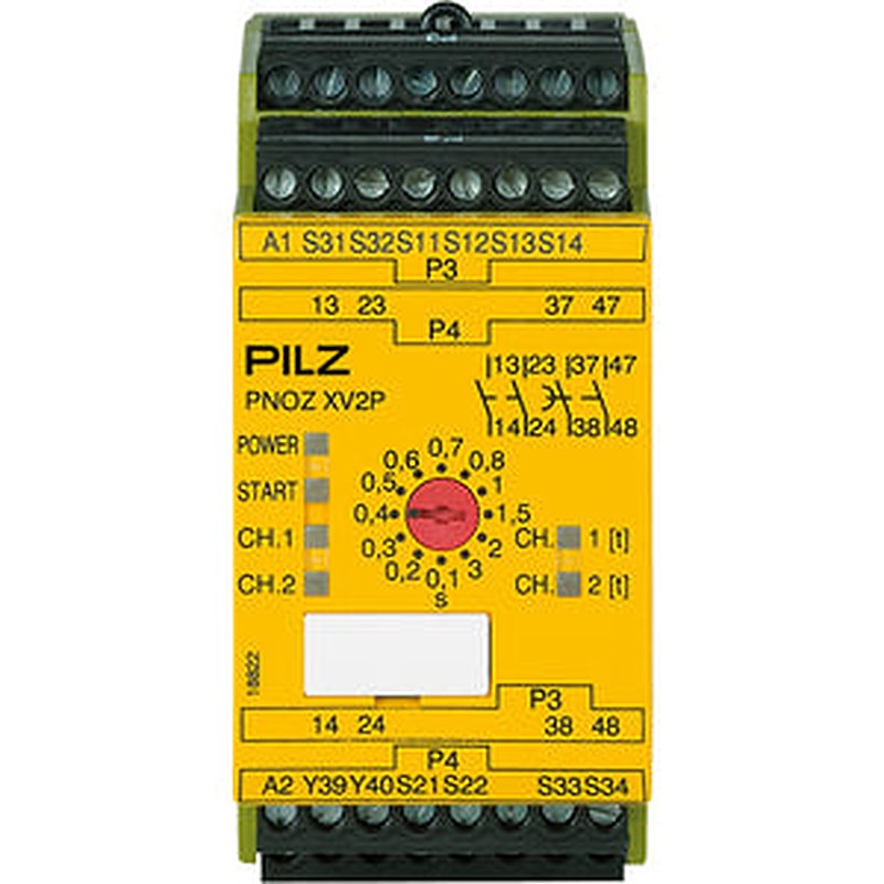 Pilz 777502 - PNOZ XV2P 3/24VDC 2n/o 2n/o t