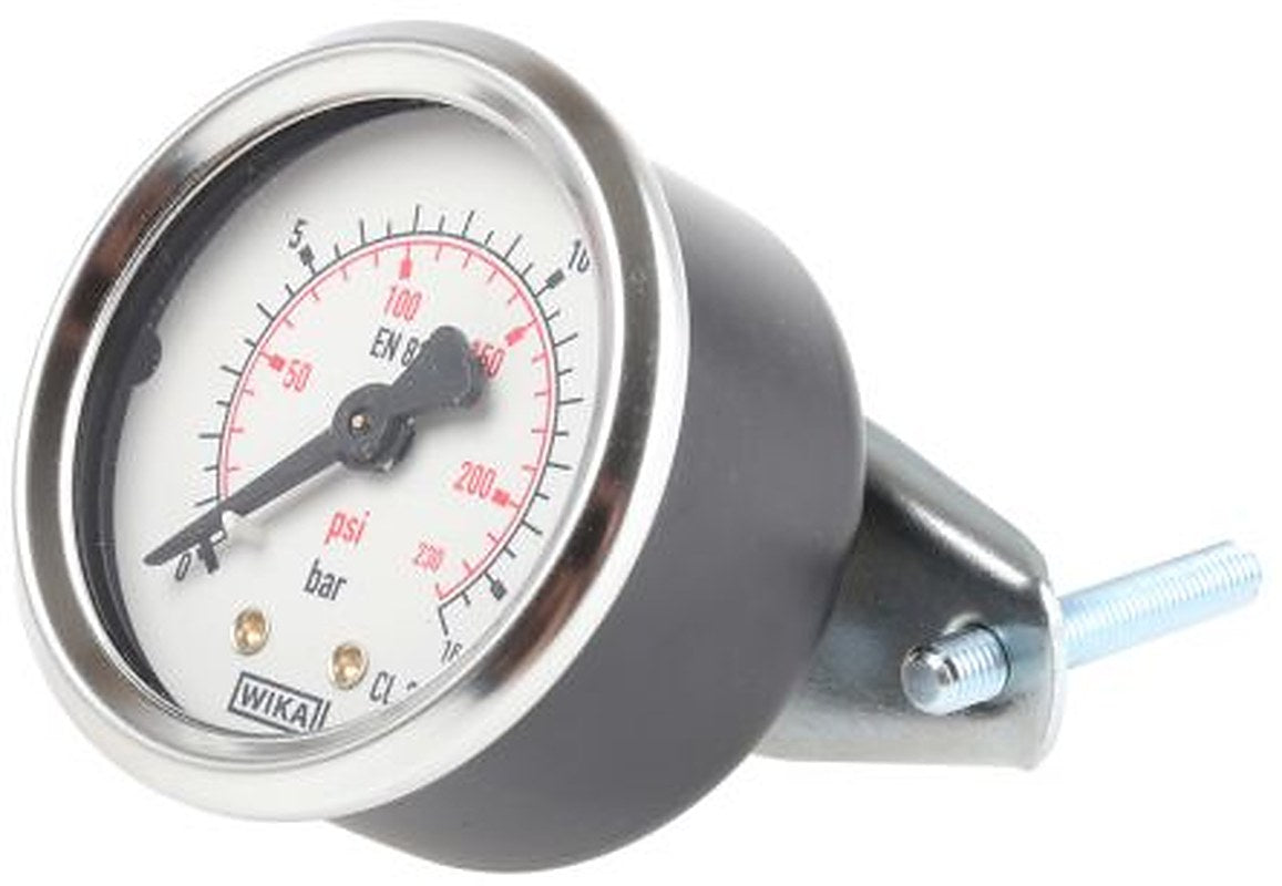 WIKA G 1/8 Threaded Pressure Gauge, 50 mm, 16 bar