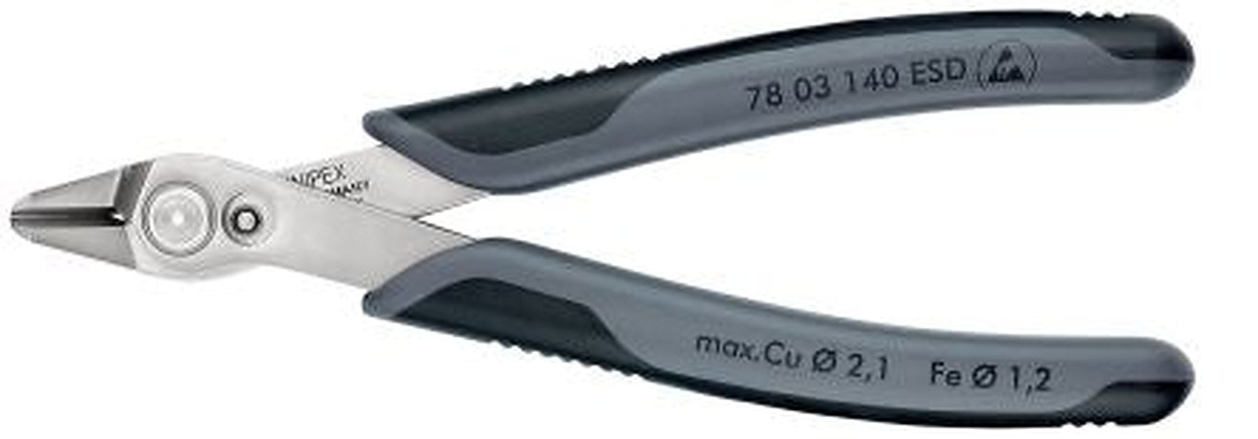 Knipex Super Knips® Without Bevel ESD Safe Side cutter