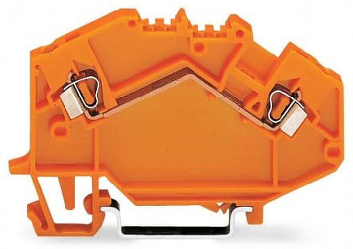 WAGO 780-602 780 Series Terminal Block Orange, 2.5mm², 1-Level, Cage Clamp, CSA