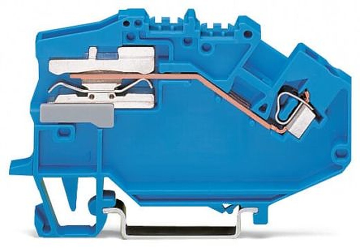 WAGO 780-613 780 Series Disconnect Terminal Block Blue, 2.5mm², 1-Level, Cage Clamp, CSA