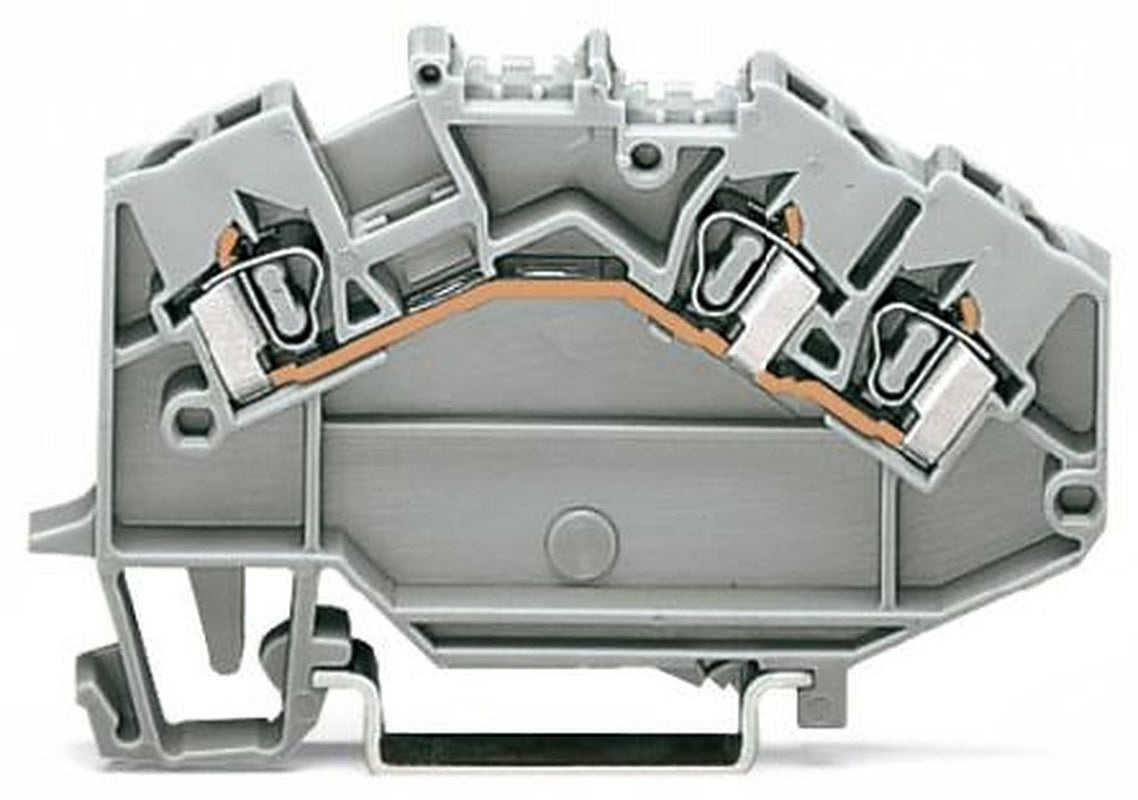 WAGO 780-631 780 Series Terminal Block Grey, 2.5mm², 1-Level, Cage Clamp, CSA