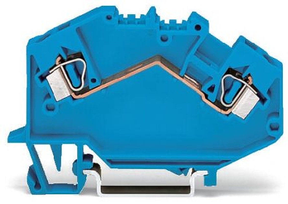 WAGO 781-604 781 Series Terminal Block Blue, 4mm², 1-Level, Cage Clamp, CSA