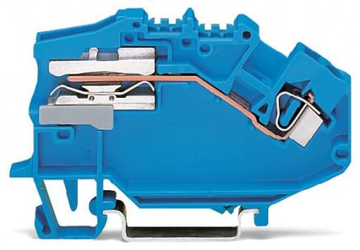 WAGO 781-613 781 Series Disconnect Terminal Block Blue, 4mm², 1-Level, Cage Clamp, CSA