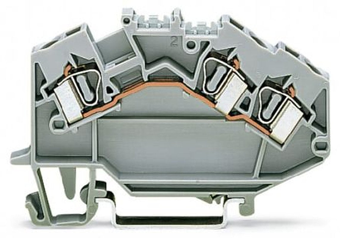 WAGO 781-993 781 Series Terminal Block Grey, 4mm², 1-Level, Cage Clamp, CSA