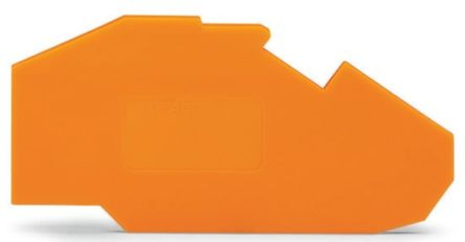 WAGO 782 Series End & Intermediate Plate for Use with TOP JOB Installation Terminal Blocks