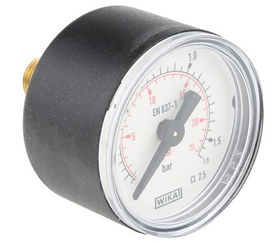 WIKA Type R Pressure Gauge, 040 mm, 1.6 bar